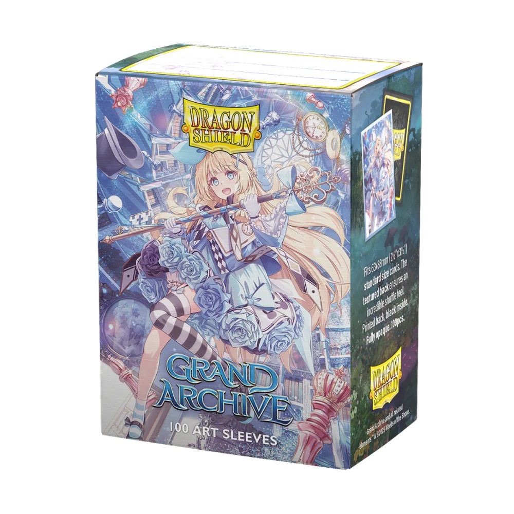 Dragon Shield Grand Archive Alice, Golden Queen Matte Dual Art 100 Standard Sleeves