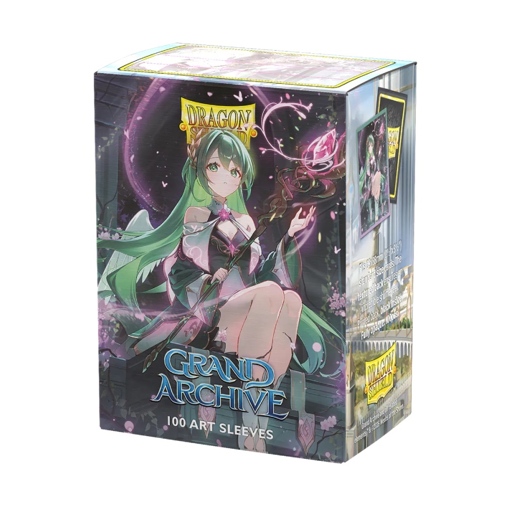 Dragon Shield Grand Archive Ariel Archangel of Natura Matte Dual Art 100 Standard Sleeves