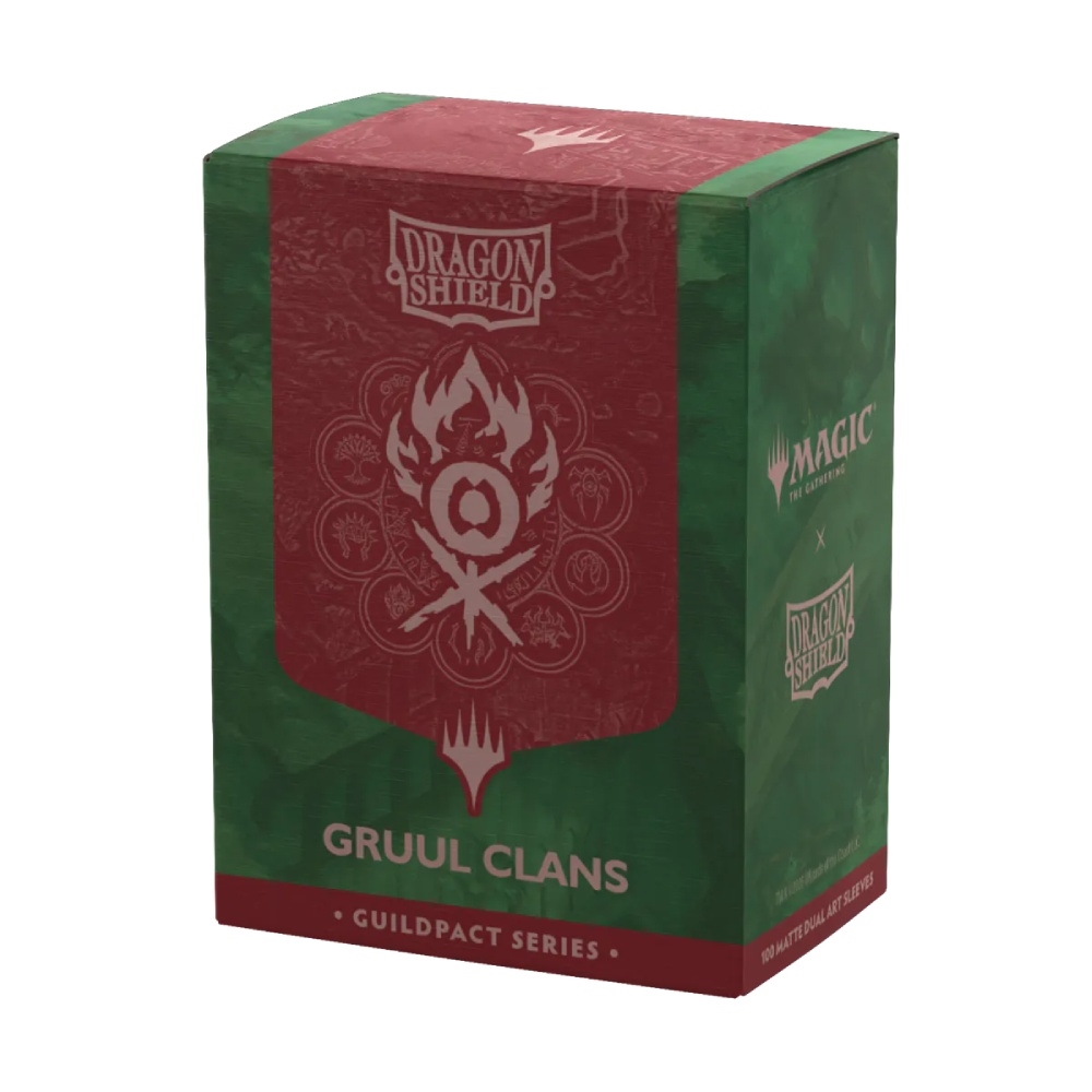 Dragon Shield Magic: Guildpact Series - Gruul Clans Matte Dual Art 100 Standard Size Sleeves