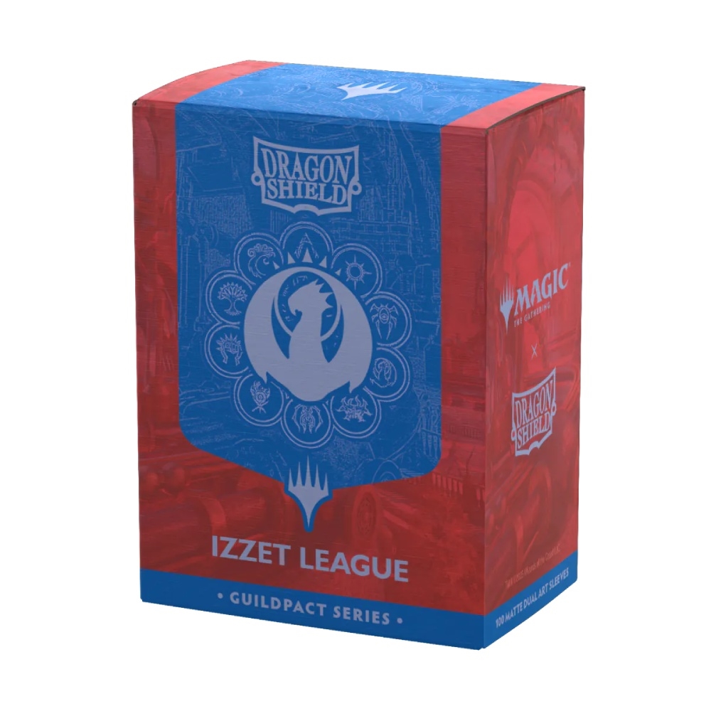 Dragon Shield Magic: Guildpact Series - Izzet League Matte Dual Art 100 Standard Size Sleeves