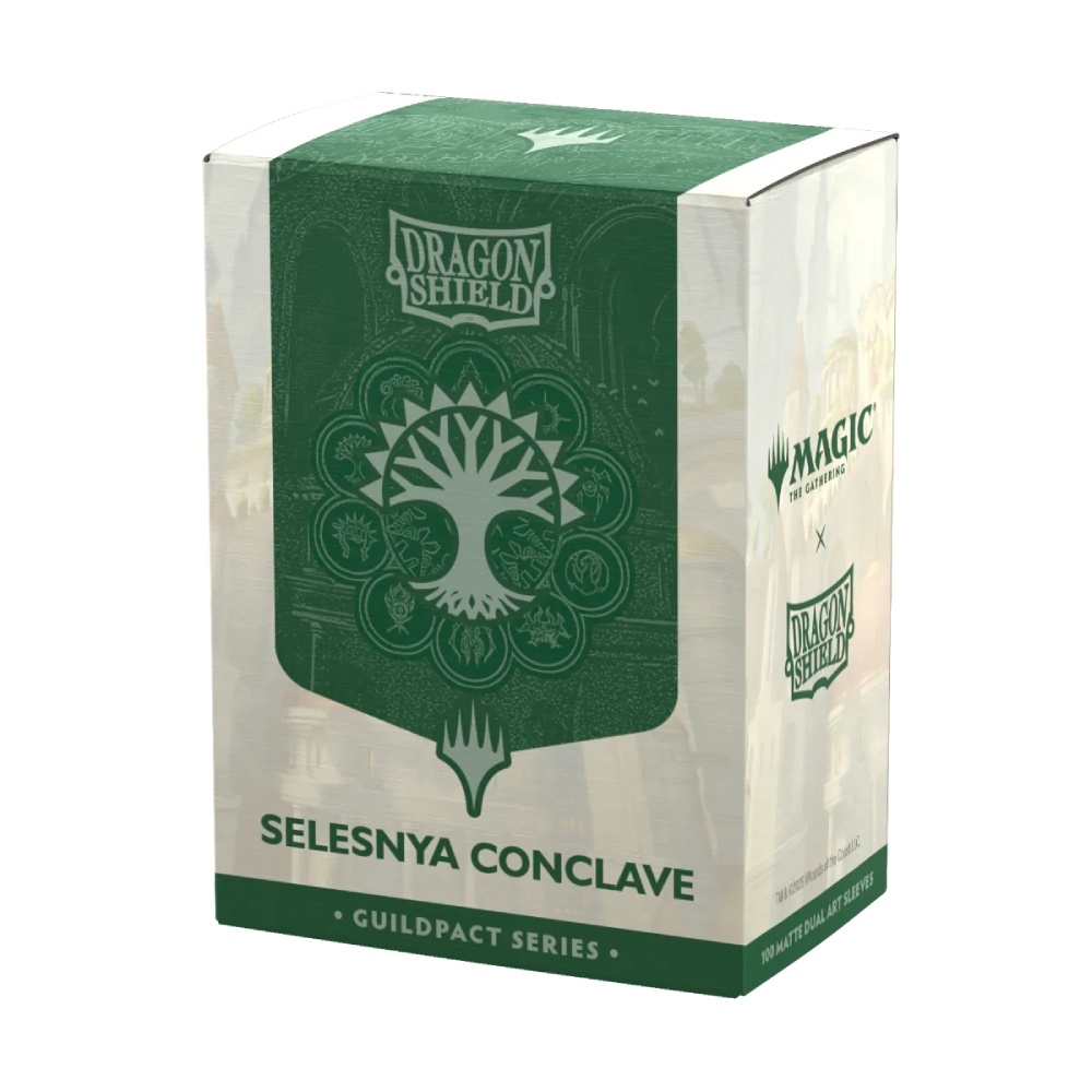 Dragon Shield Magic: Guildpact Series - Selesnya Conclave Matte Dual Art 100 Standard Size Sleeves