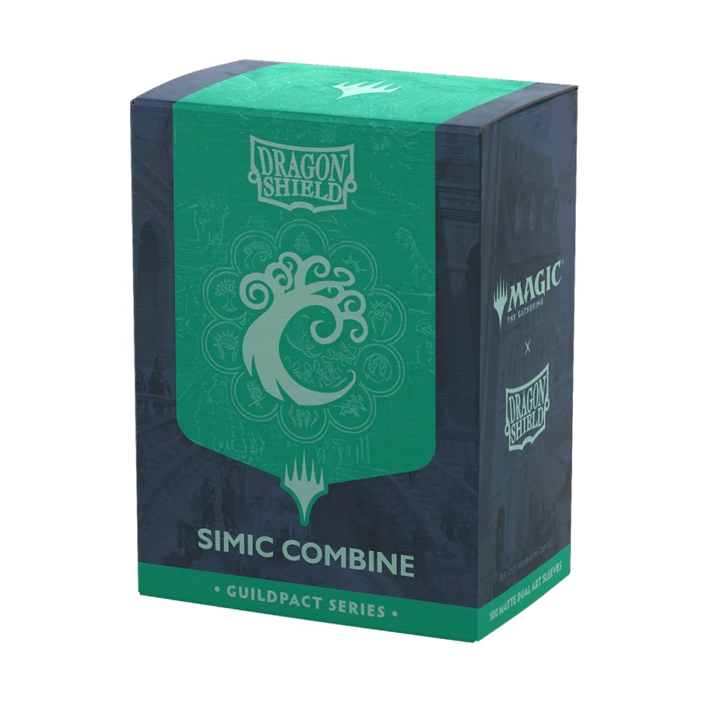 Dragon Shield Magic: Guildpact Series - Simic Combine Matte Dual Art 100 Standard Size Sleeves