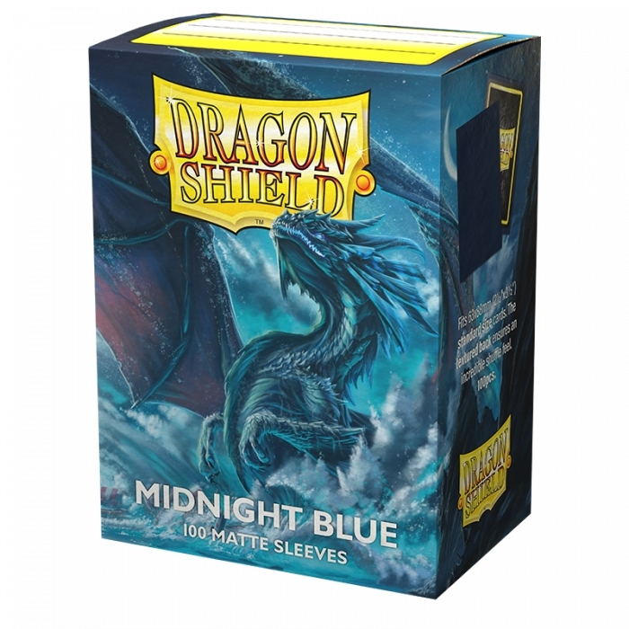 Dragon Shield Midnight Blue Matte Standard 100 Card Sleeves