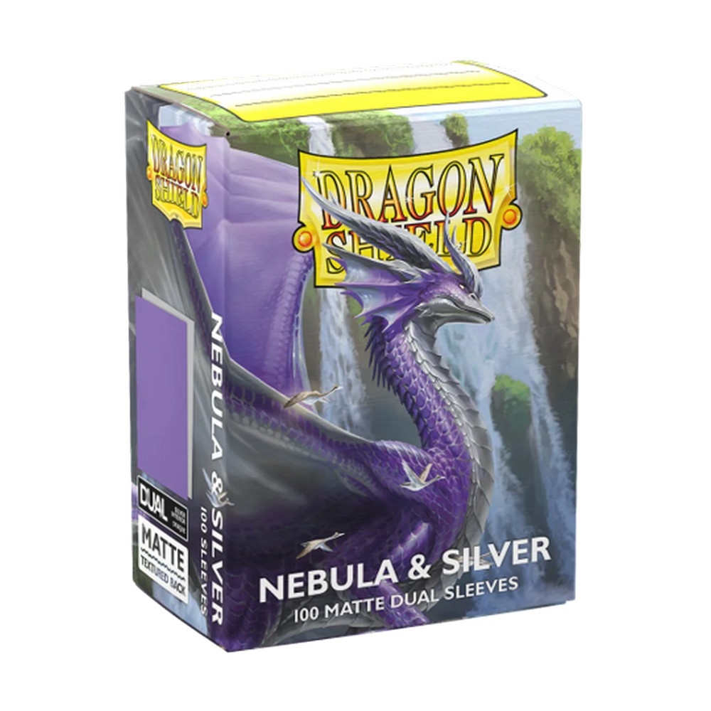 Dragon Shield Nebula & Silver Matte Dual Standard 100 Card Sleeves