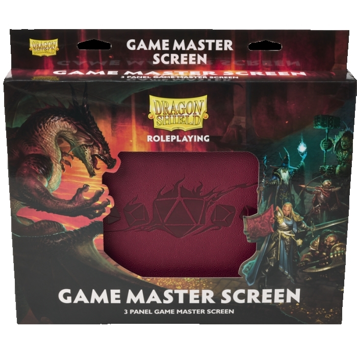 Dragon Shield Roleplaying Game Master Screen Blood Red