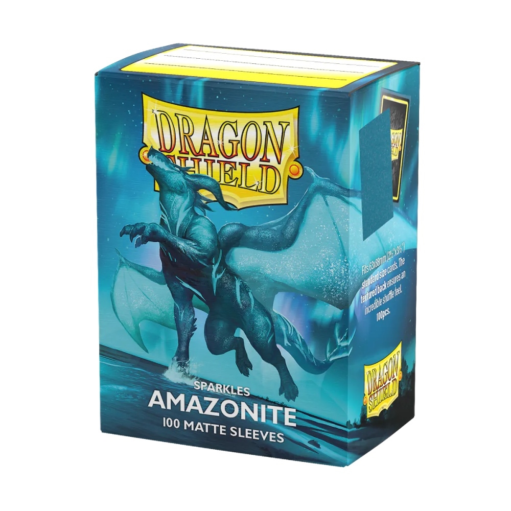 Dragon Shield Sparkles Amazonite 100 Matte Standard Card Sleeves