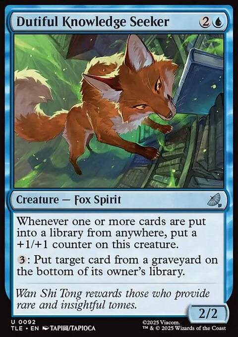 Dutiful Knowledge Seeker