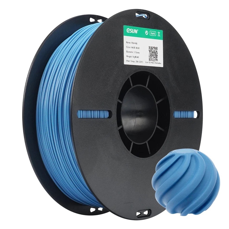 eSUN PLA+ HS High Speed 3D Print Filament 1.75mm 1kg - Haze Blue