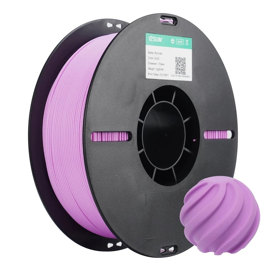 eSUN PLA+ HS High Speed 3D Print Filament 1.75mm 1kg - Lilac