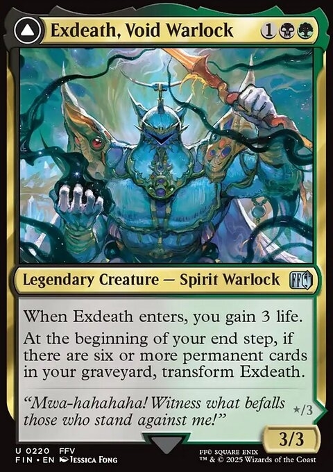 Exdeath, Void Warlock // Neo Exdeath, Dimension's End