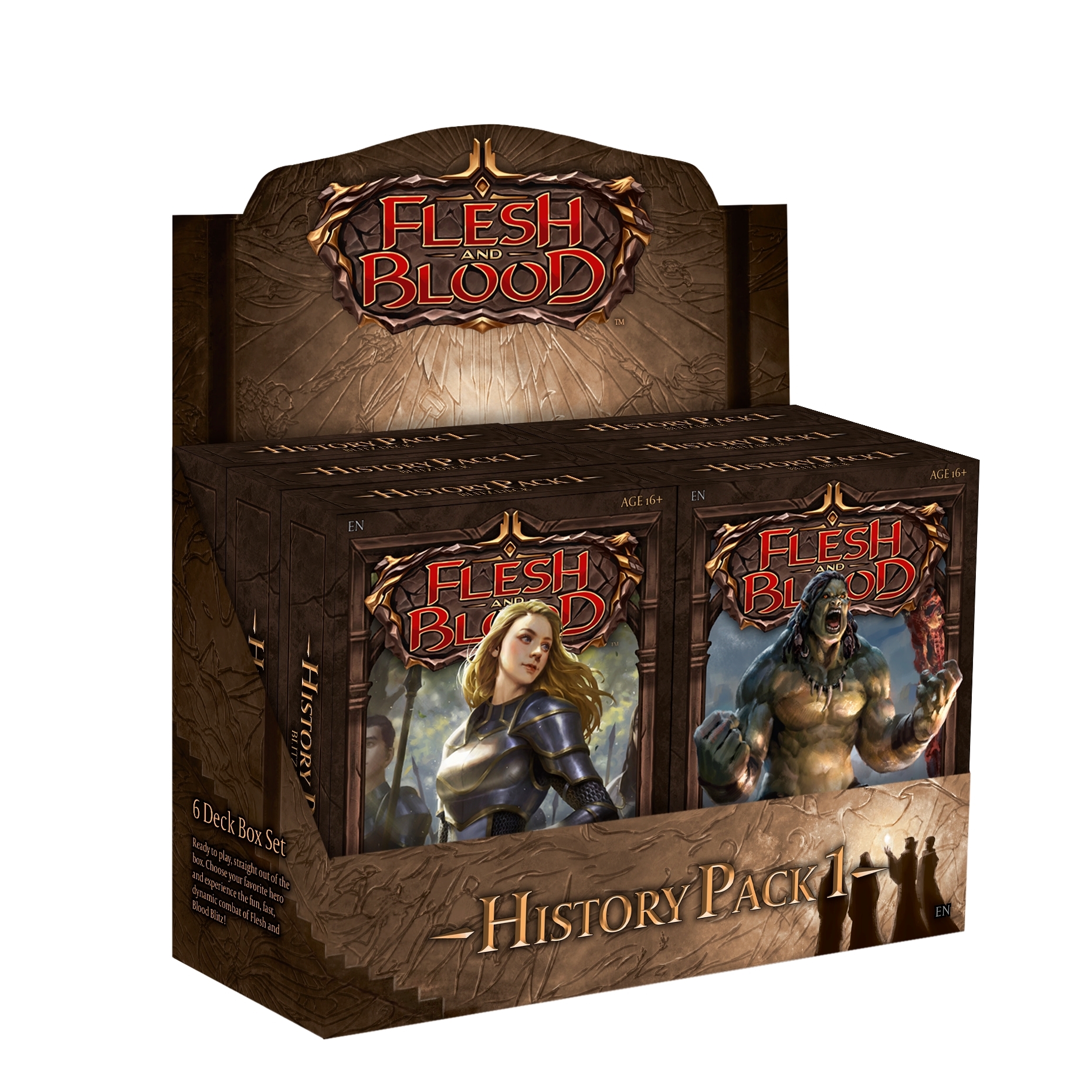 Flesh and Blood History Pack 1 Blitz Deck - Set of 6