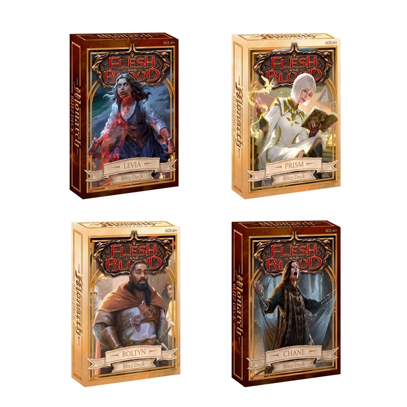Flesh and Blood Monarch Blitz Deck Set of 4