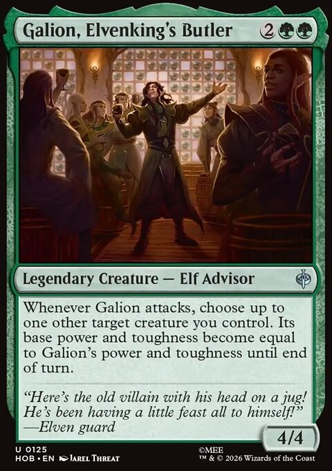 Galion, Elvenking's Butler