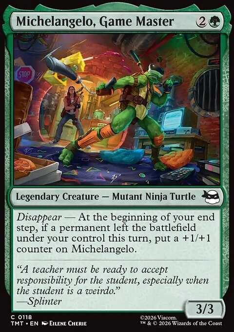 Michelangelo, Game Master