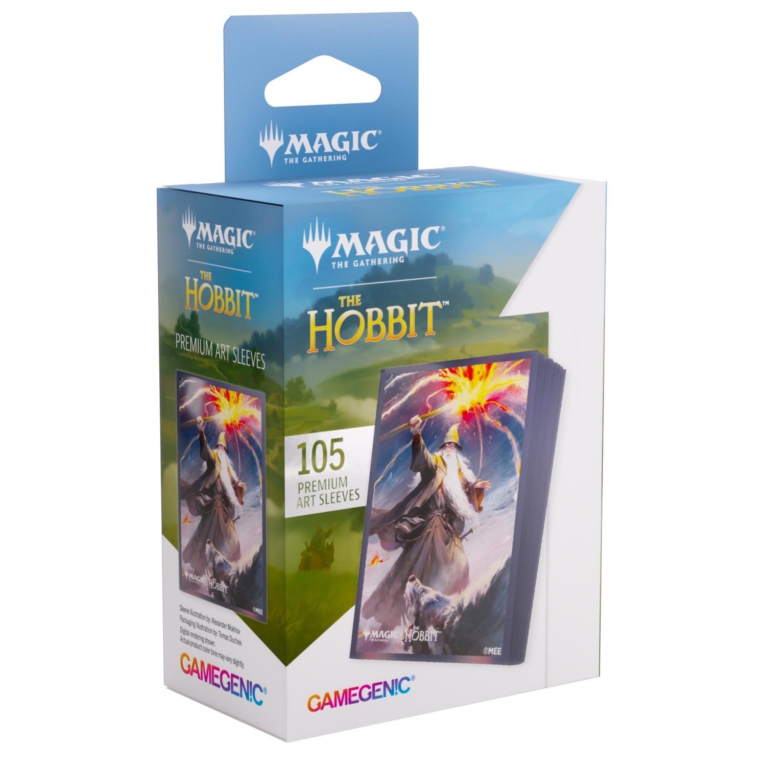 Gamegenic Magic The Gathering The Hobbit Premium Art Sleeves - Gandalf, Shadow's Foe (66 x 92 mm) (105 Sleeves)