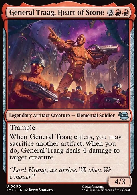 General Traag, Heart of Stone