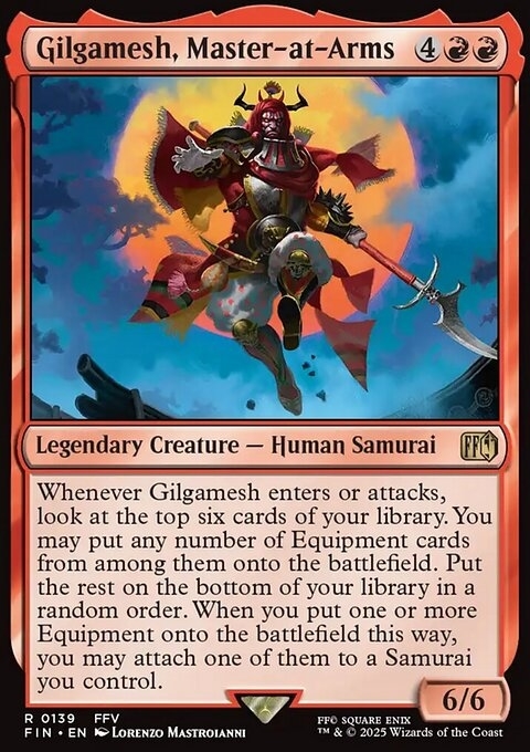 Gilgamesh, Master-at-Arms