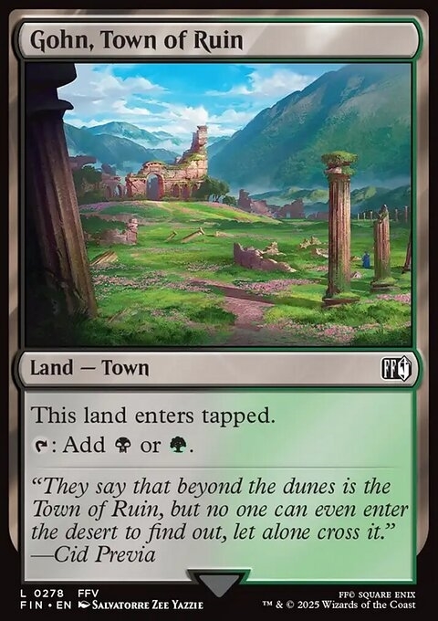 Gohn, Town of Ruin