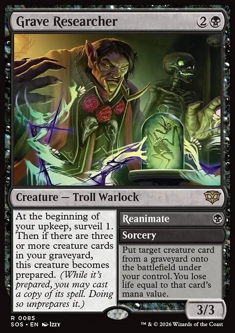 Grave Researcher // Reanimate