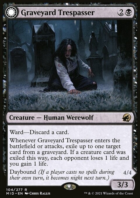 Graveyard Trespasser // Graveyard Glutton