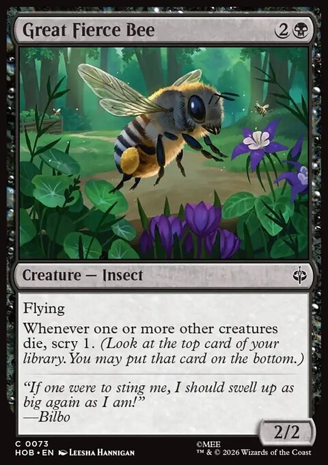 Great Fierce Bee