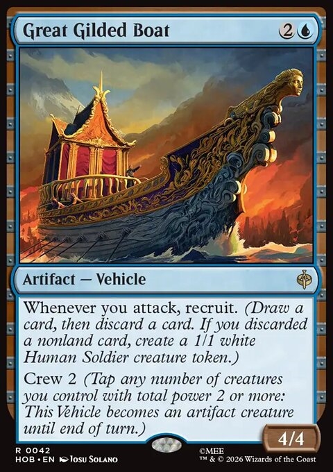 Great Gilded Boat