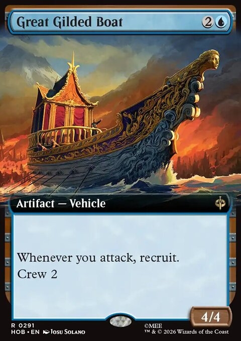 Great Gilded Boat