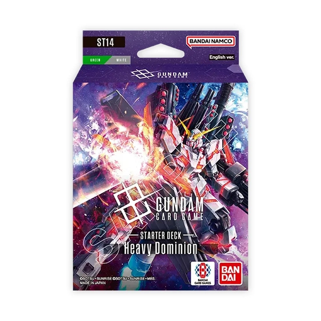 Gundam Card Game Starter Deck Heavy Dominion [ST14]