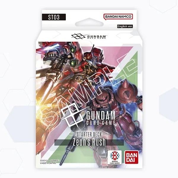 Gundam Card Game Starter Deck Zeon's Rush [ST03]