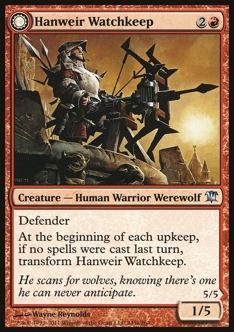 Hanweir Watchkeep // Bane of Hanweir