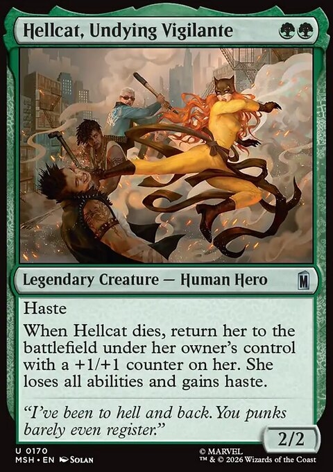 Hellcat, Undying Vigilante