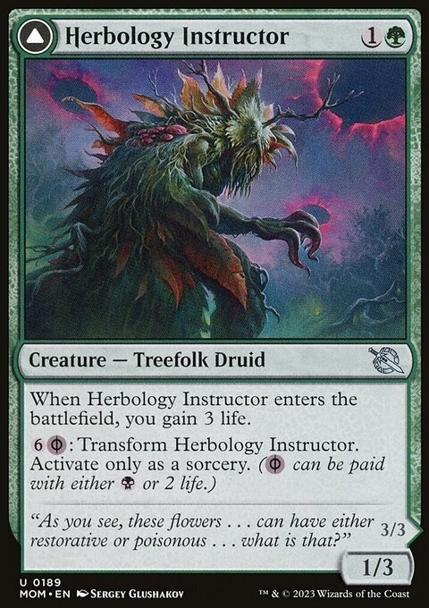 Herbology Instructor // Malady Invoker