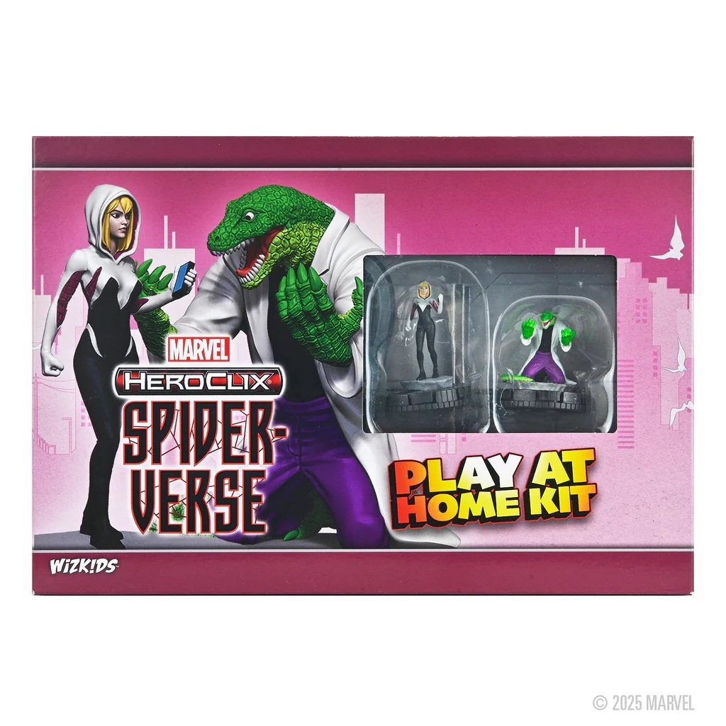 Heroclix Marvel Spider-Verse Play at Home Kit (Ghost Spider &The Lizard)