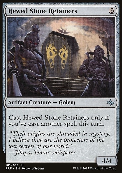 Hewed Stone Retainers