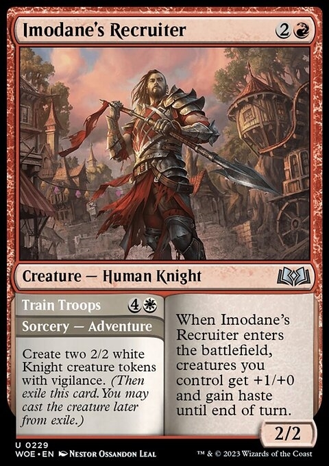 Imodane's Recruiter // Train Troops
