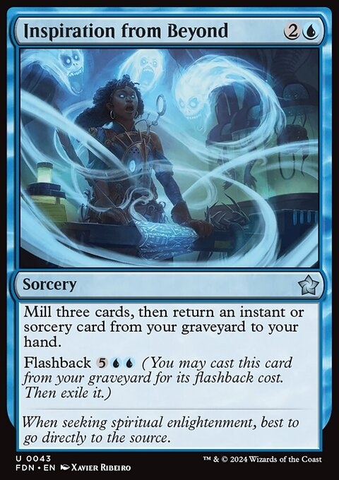 Inspiration from Beyond