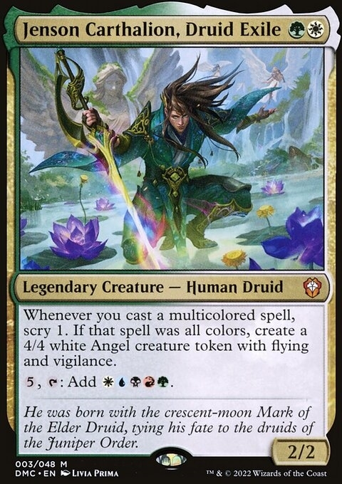 Jenson Carthalion, Druid Exile