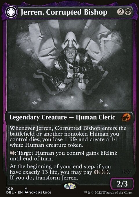 Jerren, Corrupted Bishop // Ormendahl, the Corrupter