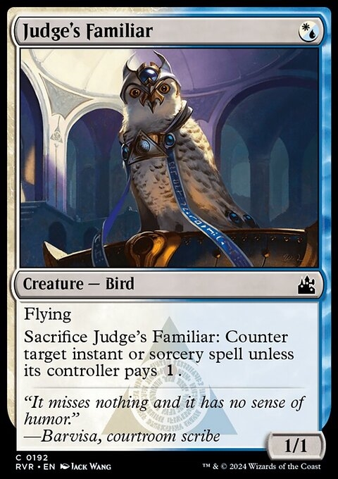 Judge's Familiar