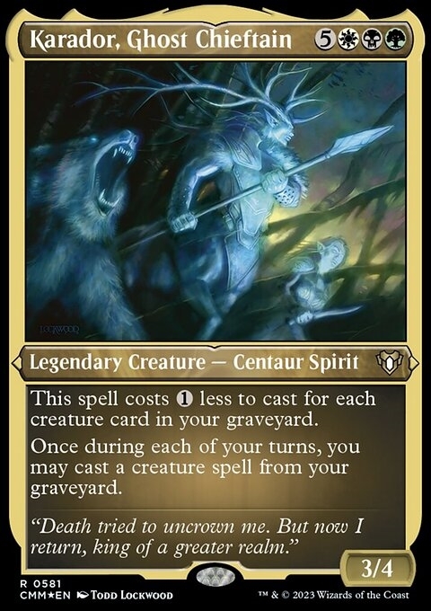 Karador, Ghost Chieftain (Foil Etched)