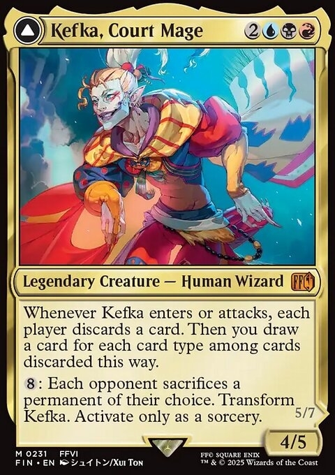 Kefka, Court Mage // Kefka, Ruler of Ruin