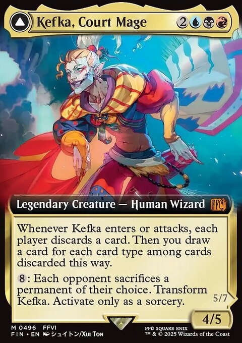 Kefka, Court Mage // Kefka, Ruler of Ruin