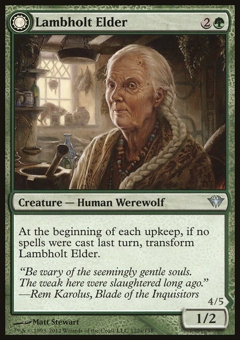 Lambholt Elder // Silverpelt Werewolf