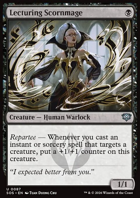 Lecturing Scornmage
