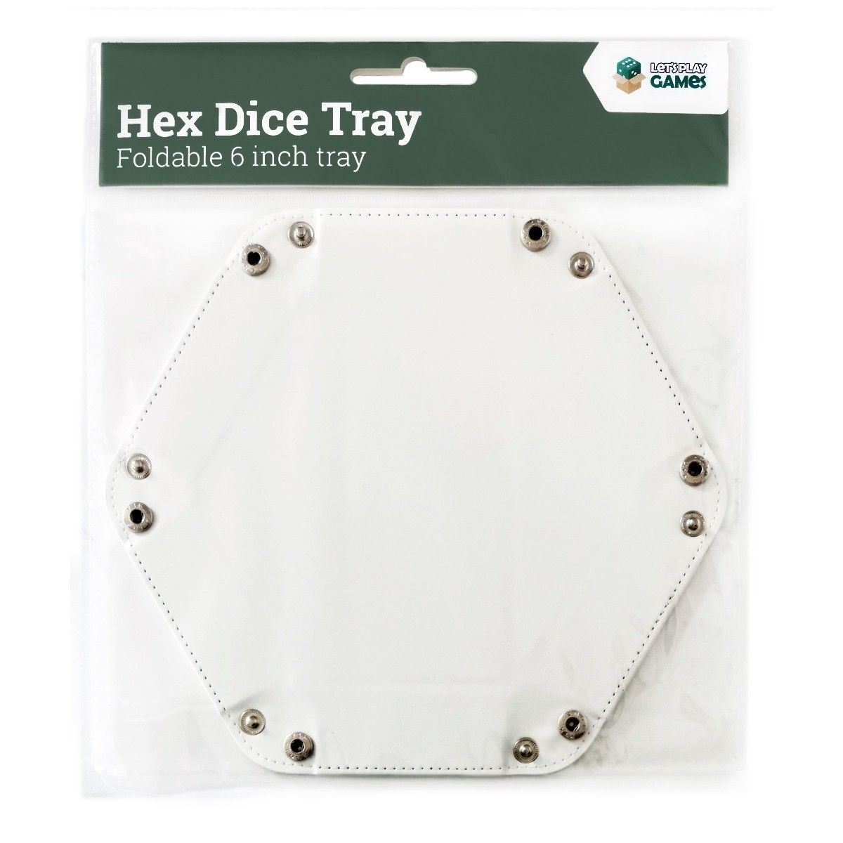 Let's Play Games Hex Dice Tray 6