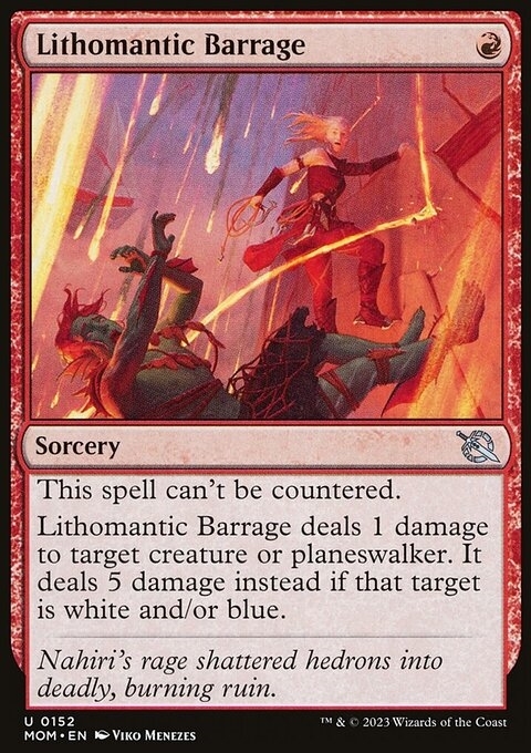 Lithomantic Barrage