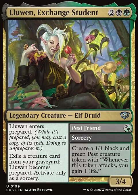 Lluwen, Exchange Student // Pest Friend