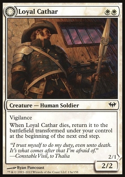 Loyal Cathar // Unhallowed Cathar