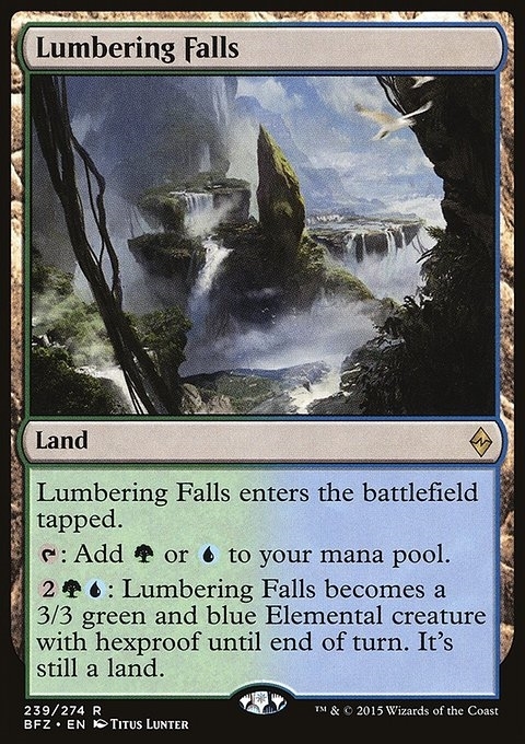Lumbering Falls