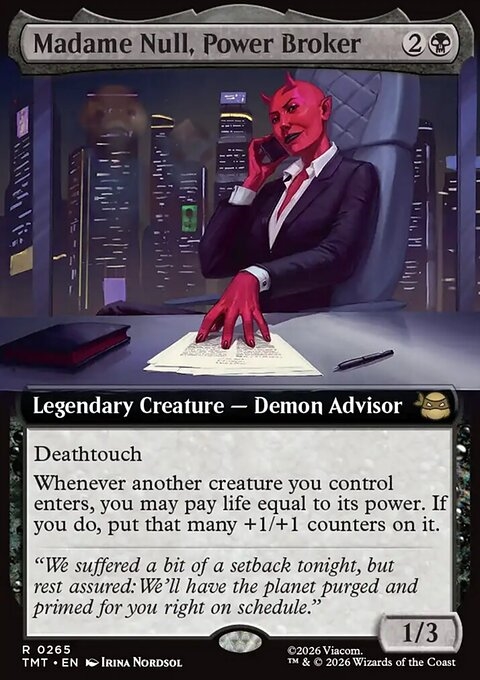 Madame Null, Power Broker
